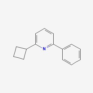 molecular formula C15H15N B1513028 2-Cyclobutyl-6-phenylpyridine 