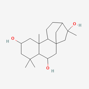 molecular formula C20H34O3 B15130329 2,6,16-Kauranetriol 