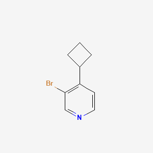 molecular formula C9H10BrN B1513035 3-Bromo-4-cyclobutylpyridine 