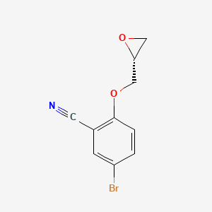 (R)-5-bromo-2-(oxiran-2-ylmethoxy)benzonitrile