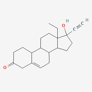 13-Ethyl-17-ethynyl-17-hydroxy-1,2,4,7,8,9,10,11,12,14,15,16-dodecahydrocyclopenta[a]phenanthren-3-one