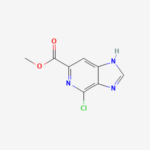molecular formula C8H6ClN3O2 B1513038 methyl 4-chloro-3H-imidazo[4,5-c]pyridine-6-carboxylate 