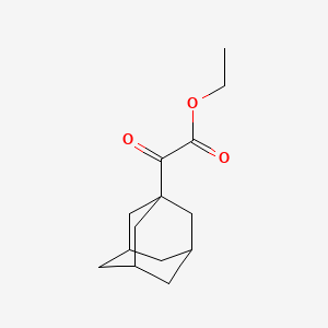 molecular formula C14H20O3 B15130390 Ethyl 2-(1-adamantyl)-2-oxo-acetate 