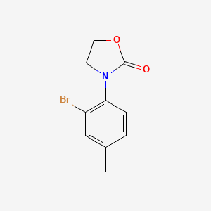 B1513042 3-(2-Bromo-4-methylphenyl)-1,3-oxazolidin-2-one CAS No. 1060817-68-6