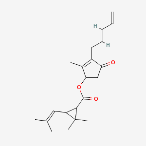 [2-methyl-4-oxo-3-[(2E)-penta-2,4-dienyl]cyclopent-2-en-1-yl] 2,2-dimethyl-3-(2-methylprop-1-enyl)cyclopropane-1-carboxylate