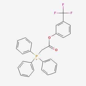 molecular formula C27H21F3O2P+ B15130465 [(3-Trifluoromethylphenoxycarbonyl)methyl]triphenylphosphorane 