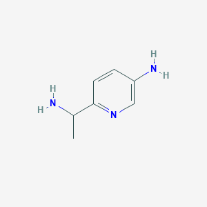 2-Pyridinemethanamine, 5-amino-alpha-methyl-