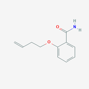 molecular formula C11H13NO2 B15130505 2-(But-3-enyloxy)benzamide CAS No. 177780-97-1