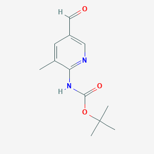 Tert-butyl 5-formyl-3-methylpyridin-2-ylcarbamate