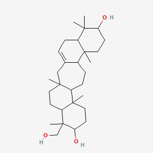 7-(Hydroxymethyl)-3,7,11,16,20,20-hexamethylpentacyclo[13.8.0.03,12.06,11.016,21]tricos-1(23)-ene-8,19-diol