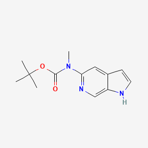 molecular formula C13H17N3O2 B1513053 tert-butyl (1H-pyrrolo[2,3-c]pyridin-5-yl)methylcarbamate 
