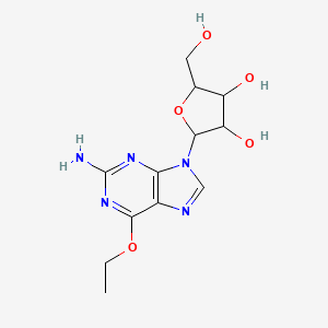 (2R,3R,4S,5R)-2-(2-amino-6-ethoxy-9H-purin-9-yl)-5-(hydroxymethyl)oxolane-3,4-diol