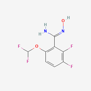 6-(Difluoromethoxy)-2,3-difluoro-N'-hydroxybenzamidine