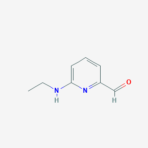 molecular formula C8H10N2O B1513057 6-(Ethylamino)picolinaldehyde 