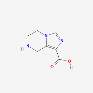 molecular formula C7H9N3O2 B1513058 5,6,7,8-Tetrahydroimidazo[1,5-a]pyrazine-1-carboxylic acid 