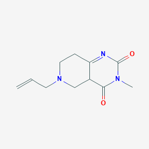 molecular formula C11H15N3O2 B1513062 6-Allyl-3-methyl-5,6,7,8-tetrahydropyrido[4,3-d]pyrimidine-2,4(1H,3H)-dione 