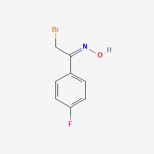 2-Bromo-1-(4-fluorophenyl)-1-ethanone oxime