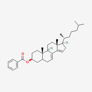 17-(1,5-dimethylhexyl)-10,13-dimethyl-2,3,4,5,6,9,10,11,12,13,16,17-dodecahydro-1H-cyclopenta[a]phenanthren-3-yl benzoate