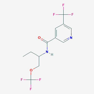 N-(1-Trifluoromethoxymethyl-propyl)-5-trifluoromethyl-nicotinamide