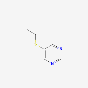molecular formula C6H8N2S B1513067 5-(Ethylsulfanyl)pyrimidine 
