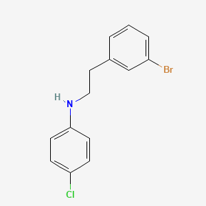 molecular formula C14H13BrClN B1513071 N-(3-Bromophenethyl)-4-chloroaniline 