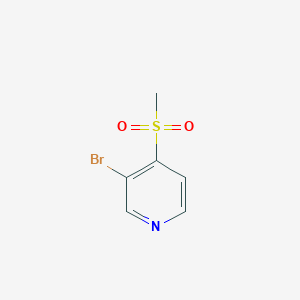 molecular formula C6H6BrNO2S B15130723 3-Bromo-4-(methylsulfonyl)pyridine 