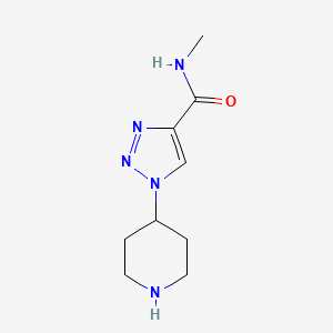 1-Piperidin-4-yl-1H-[1,2,3]triazole-4-carboxylic acid methylamide