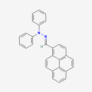 molecular formula C29H20N2 B15130740 Pyrene-3-aldehyde-N,N-diphenylhydrazone CAS No. 142320-40-9