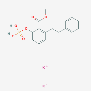 2-Phenethyl-6-phosphonooxy-benzoic acid methyl ester Potassium Salt