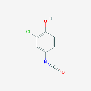 molecular formula C7H4ClNO2 B1513080 2-Chloro-4-isocyanatophenol 