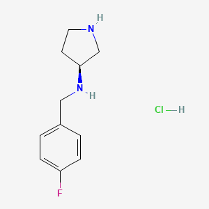 (4-Fluoro-benzyl)-(S)-pyrrolidin-3-yl-amine hydrochloride