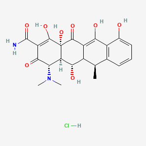 molecular formula C22H25ClN2O8 B1513084 6-Epidoxycycline hydrochloride CAS No. 41411-66-9