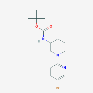 tert-Butyl (1-(5-bromopyridin-2-yl)piperidin-3-yl)carbamate