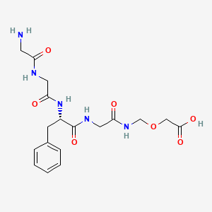 molecular formula C18H25N5O7 B15130844 Gly-Gly-Phe-Gly-NH-CH2-O-CH2COOH 