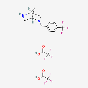 (1S,4S)-2-(4-trifluoromethylbenzyl)-2,5-diaza-bicyclo[2.2.1]heptane di-trifluoro-acetic acid