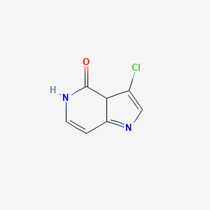 4H-Pyrrolo[3,2-c]pyridin-4-one, 3-chloro-1,5-dihydro-