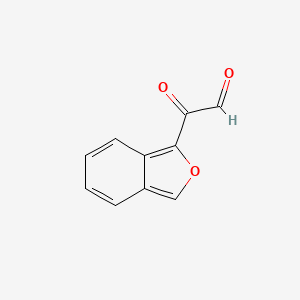 molecular formula C10H6O3 B15130972 2-(2-Benzofuran-1-yl)-2-oxoacetaldehyde 