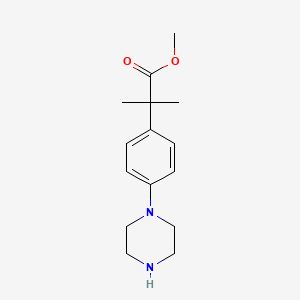 Methyl alpha,alpha-dimethyl-4-(1-piperazinyl)benzeneacetate