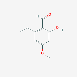 molecular formula C10H12O3 B1513099 2-Ethyl-6-hydroxy-4-methoxybenzaldehyde 