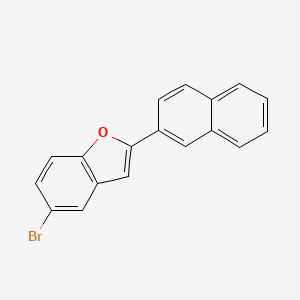 Benzofuran, 5-bromo-2-(2-naphthalenyl)-