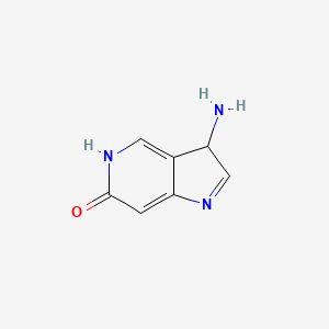 6H-Pyrrolo[3,2-c]pyridin-6-one, 3-amino-1,5-dihydro-