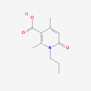 molecular formula C11H15NO3 B15131038 2,4-Dimethyl-6-oxo-1-propyl-1,6-dihydro-pyridine-3-carboxylic acid 