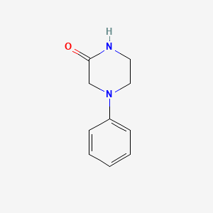 molecular formula C10H12N2O B15131051 4-phenyl-2-Piperazinone 