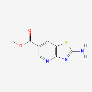 Methyl 2-aminothiazolo[4,5-b]pyridine-6-carboxylate