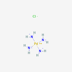 Azanide;palladium(2+);chloride