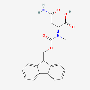 molecular formula C20H20N2O5 B15131184 Fmoc-N-Me-D-Asn-OH 