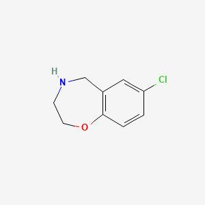 molecular formula C9H10ClNO B1513119 7-Chloro-2,3,4,5-tetrahydro-1,4-benzoxazepine CAS No. 1042628-09-0
