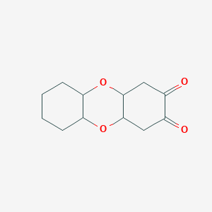 1,4,4a,5a,6,7,8,9,9a,10a-Decahydrodibenzo-p-dioxin-2,3-dione