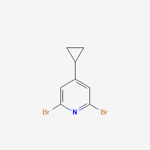 2,6-dibromo-4-cyclopropylPyridine