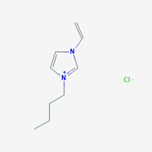 molecular formula C9H15ClN2 B15131244 1-Butyl-3-vinylimidazolium chloride 